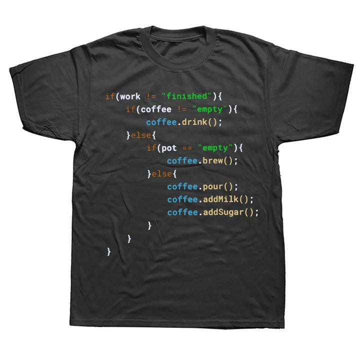 Coffee Lovers Java Programador Café Codificación Camiseta