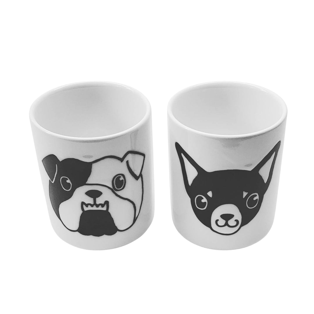 Bulldog and Terrier Dog Cups