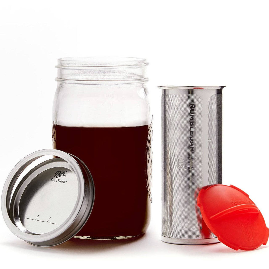 Rumble Jar: Quart size (32oz), includes Mason jar