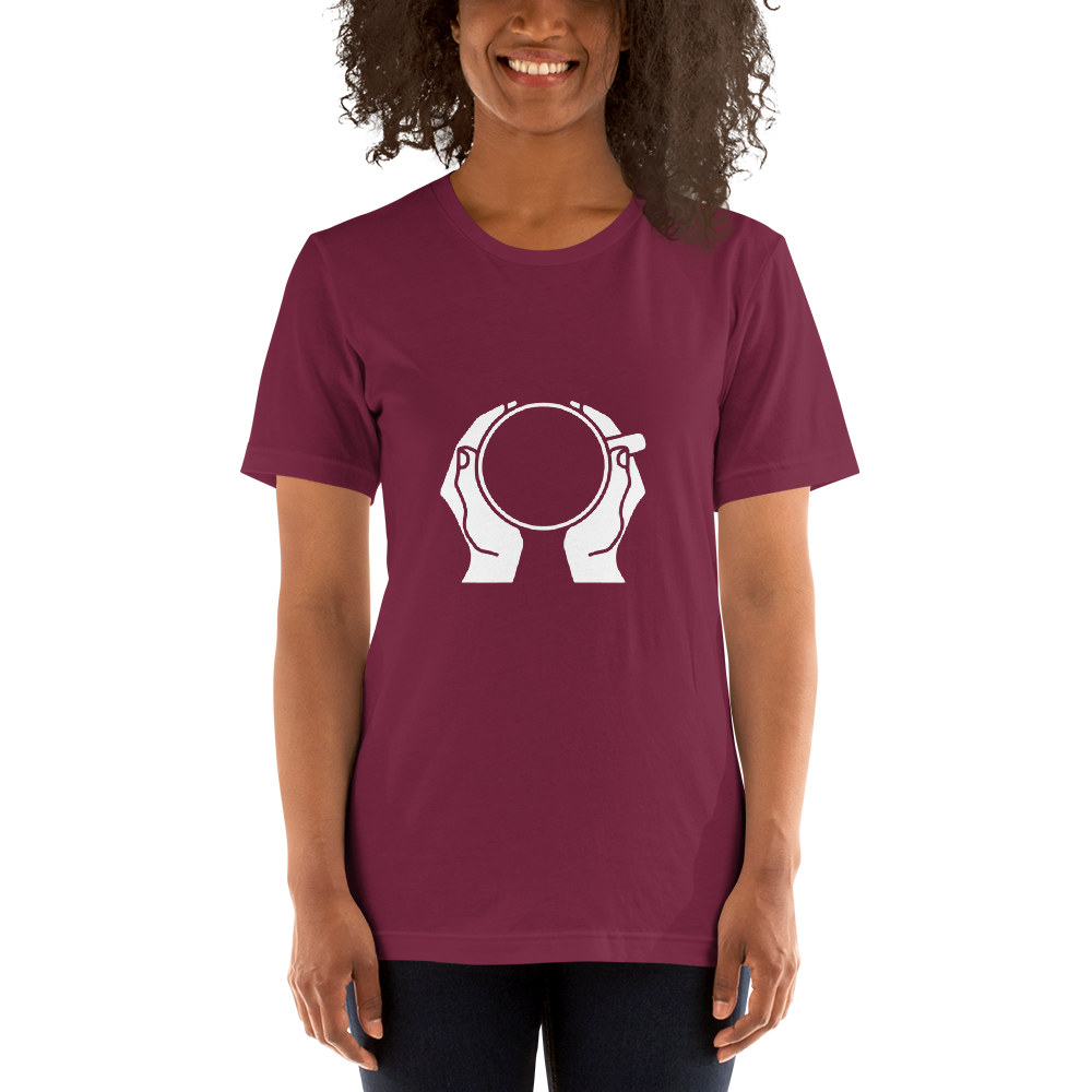 Brewtoria: Amante del café | Camiseta unisex Manos calentantes