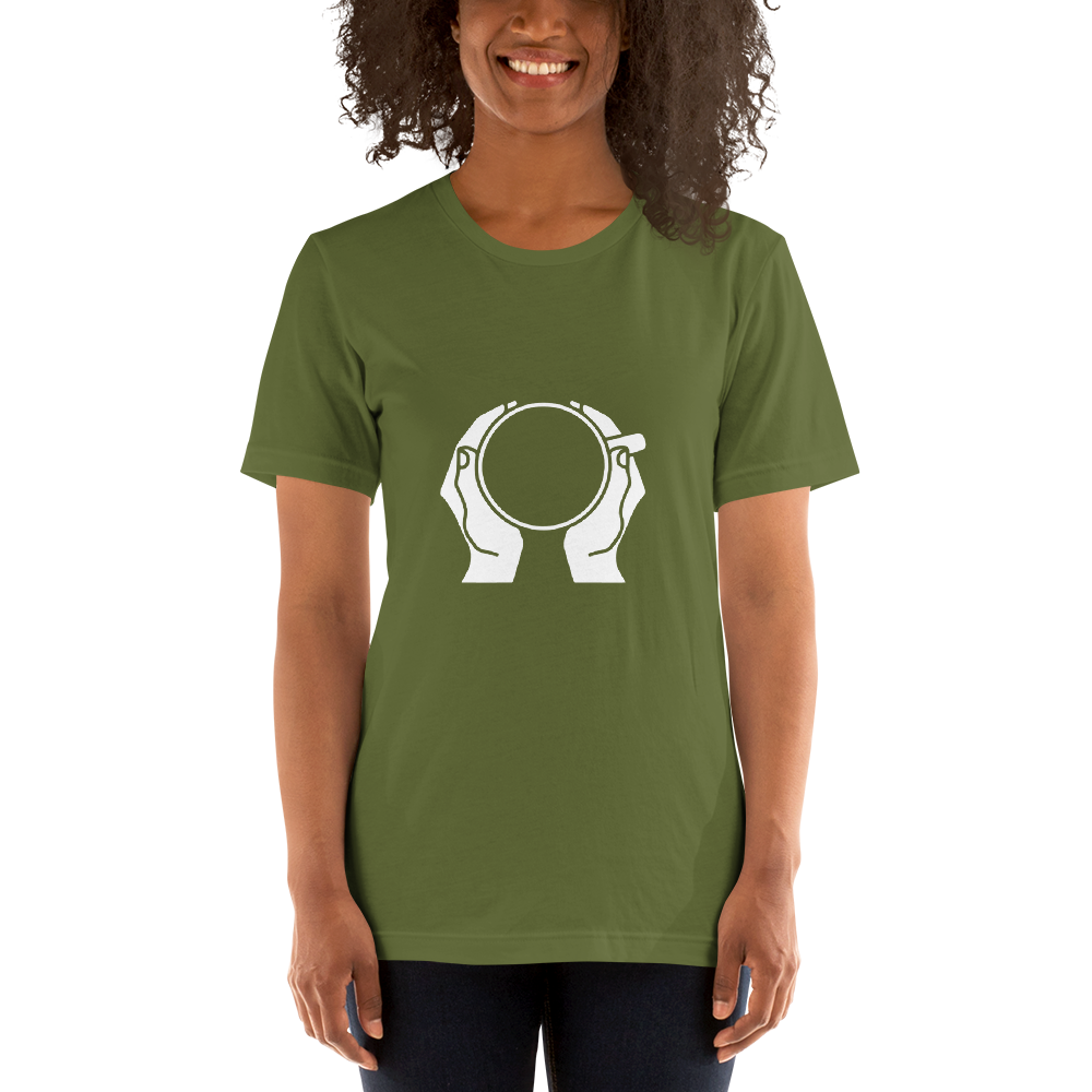 Brewtoria: Amante del café | Camiseta unisex Manos calentantes